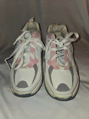 Fashion Sport Women’s Sneakers Sz 8 M White Pink Shoes
